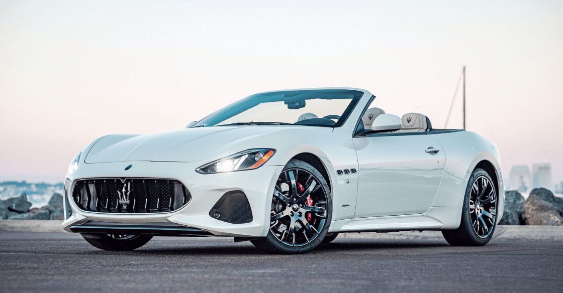 White Maserati GranTurismo